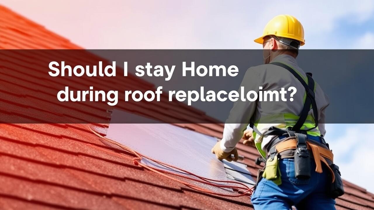 Should I stay home during roof replacement?