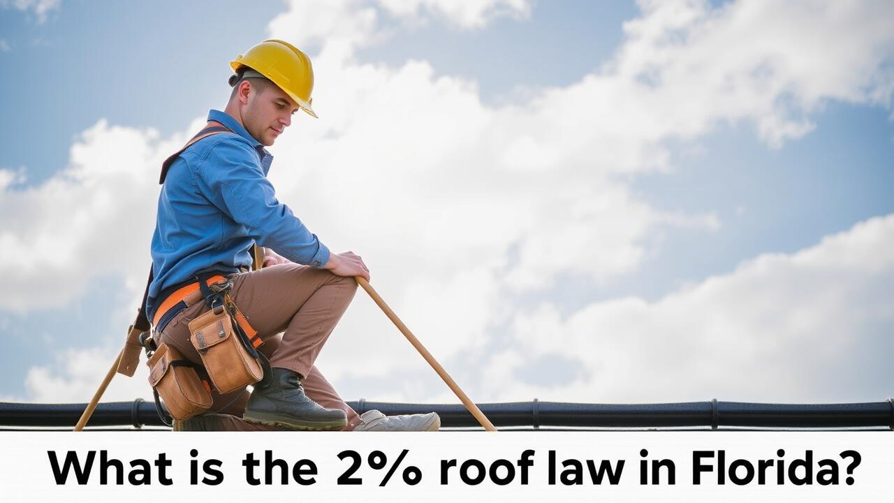 What is the 25% roof law in Florida?